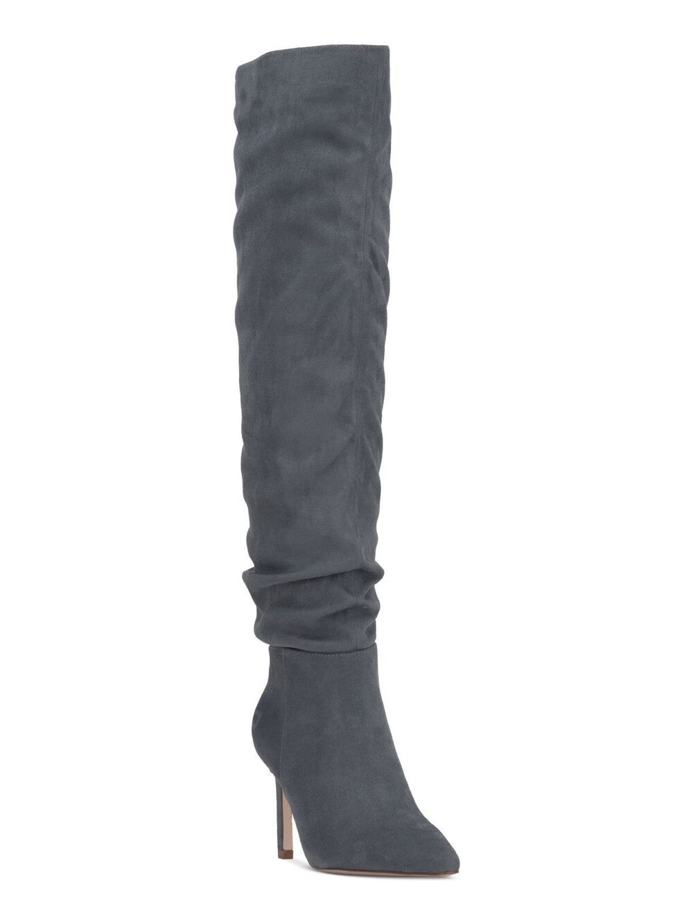 Jessica Simpson Emetta Over-the-Knee Boots - Stone Blue Micro Suede 6.5M($169)